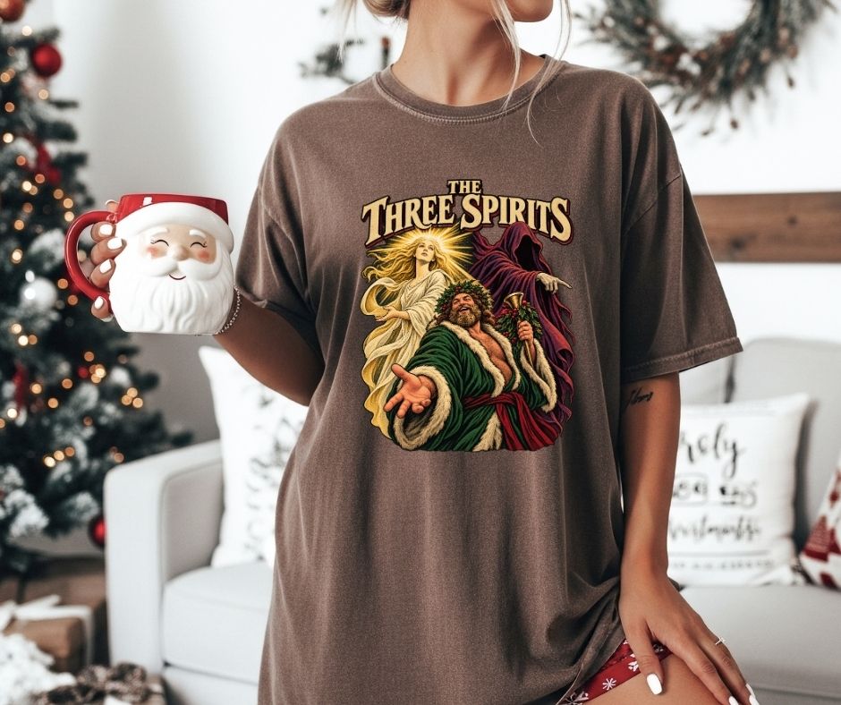 The Three Spirits A Christmas Carol Comfort Colors® 1717 Shirt