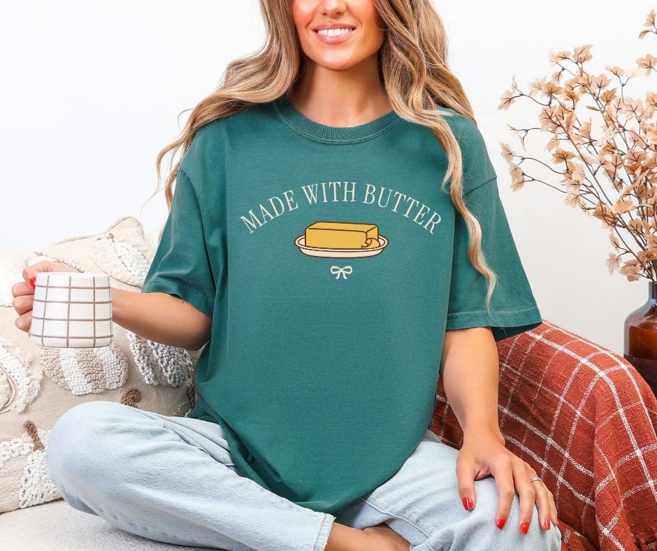Made With Butter Comfort Colors® 1717 Baking Shirt