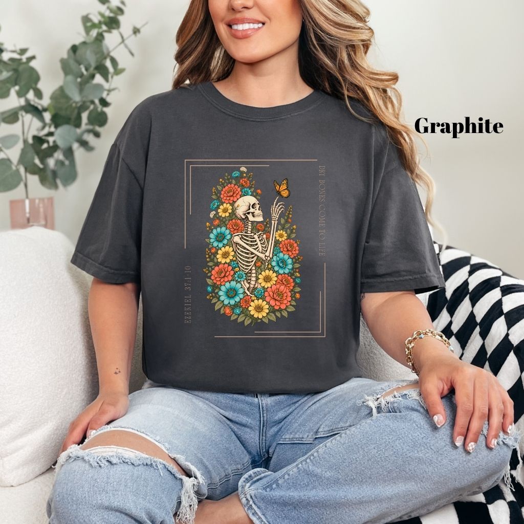 Dry Bones Come to Life Ezekiel 37:10 Comfort Colors® Christian Shirt