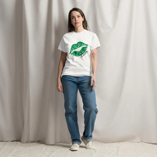 Lucky Green Lips Gildan® 5000 St. Patrick’s Day Shirt