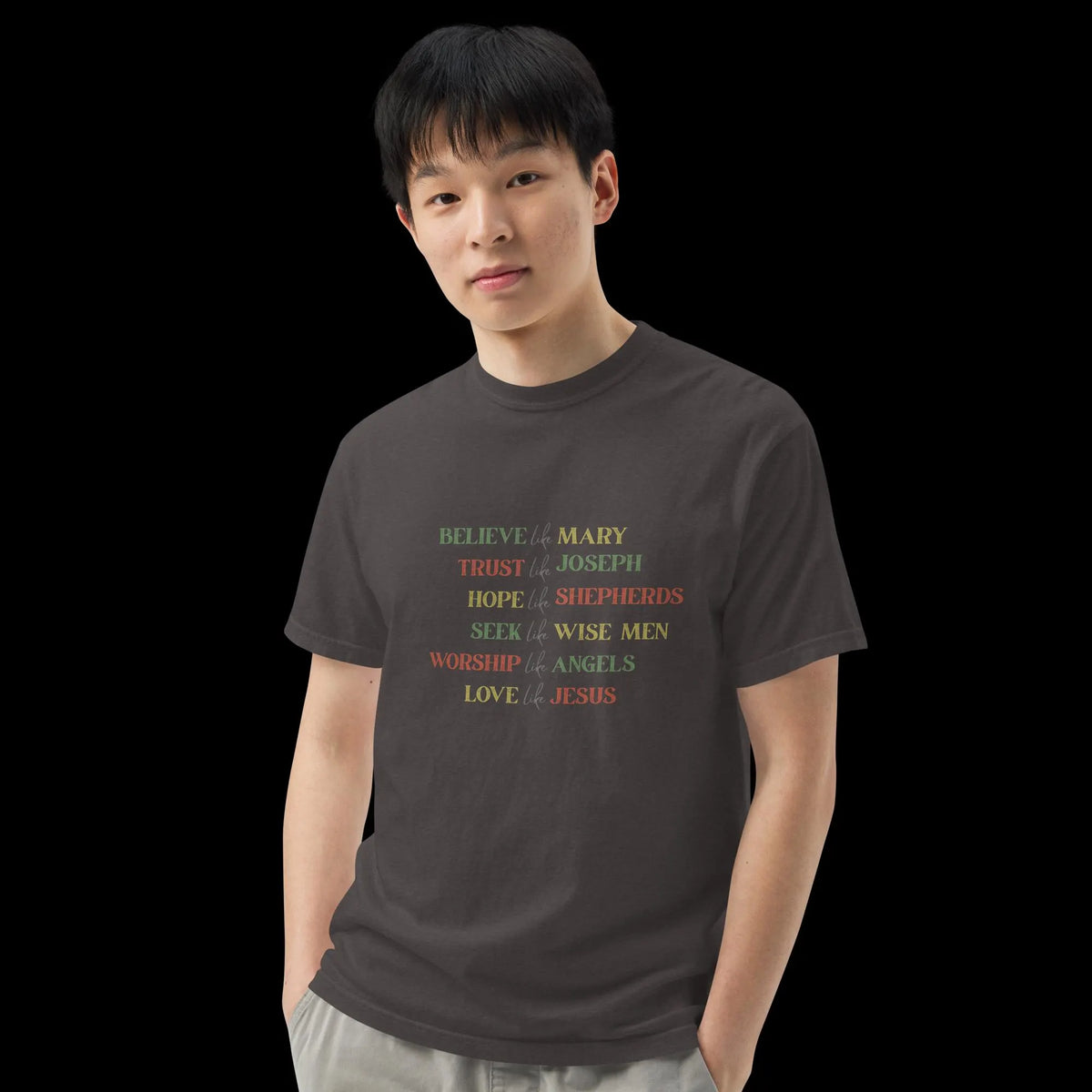 Believe Like Mary Christian Christmas Comfort Colors® Shirt