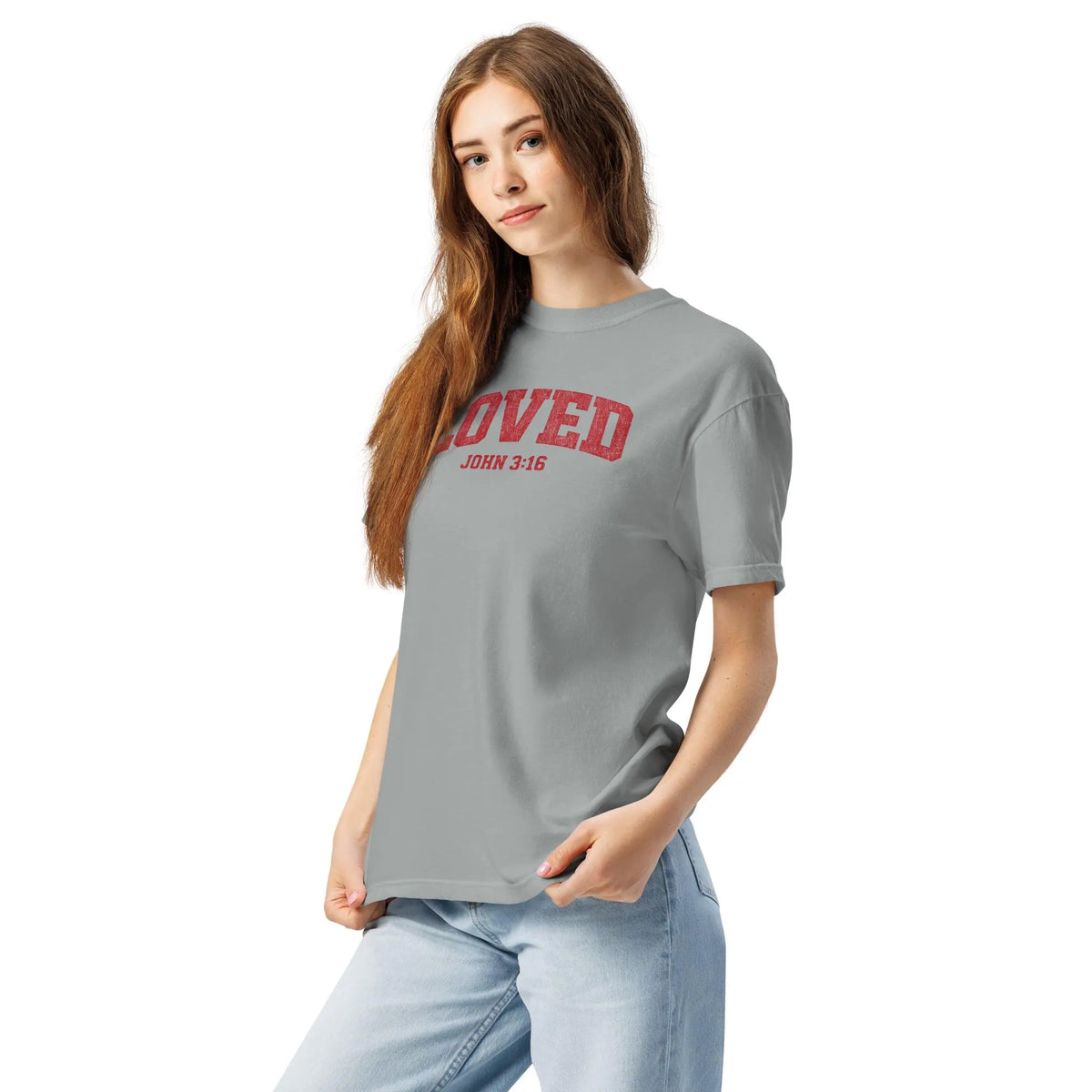 LOVED John 3:16 Comfort Colors® Christian Shirt