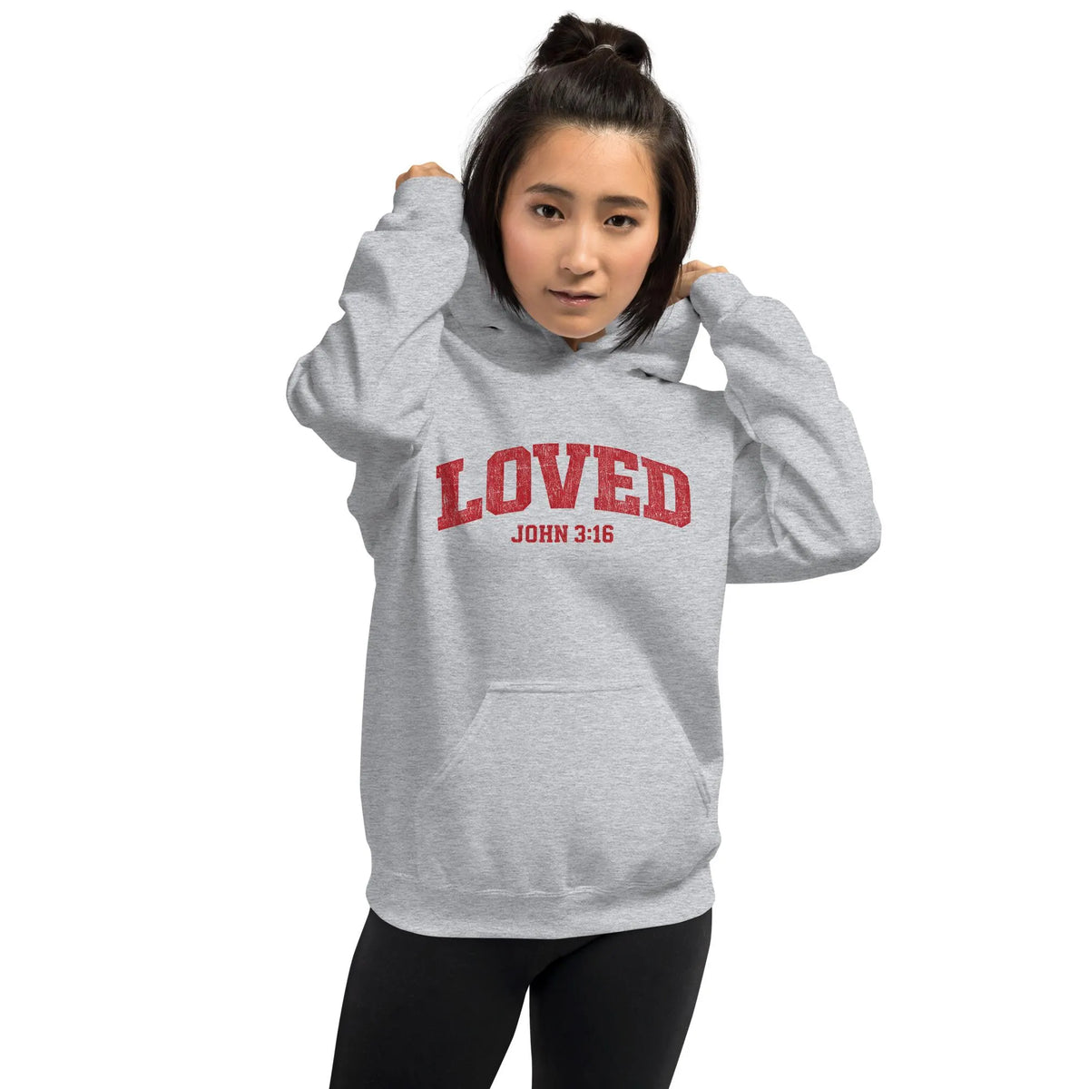LOVED John 3:16 Gildan® 18500 Christian Hoodie