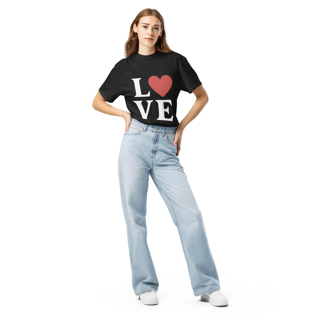 LOVE Heart Comfort Colors® Valentine’s Day Shirt