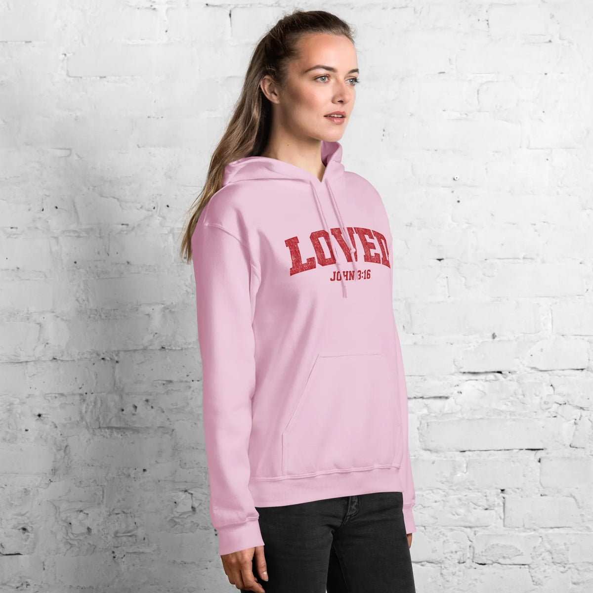 LOVED John 3:16 Gildan® 18500 Christian Hoodie