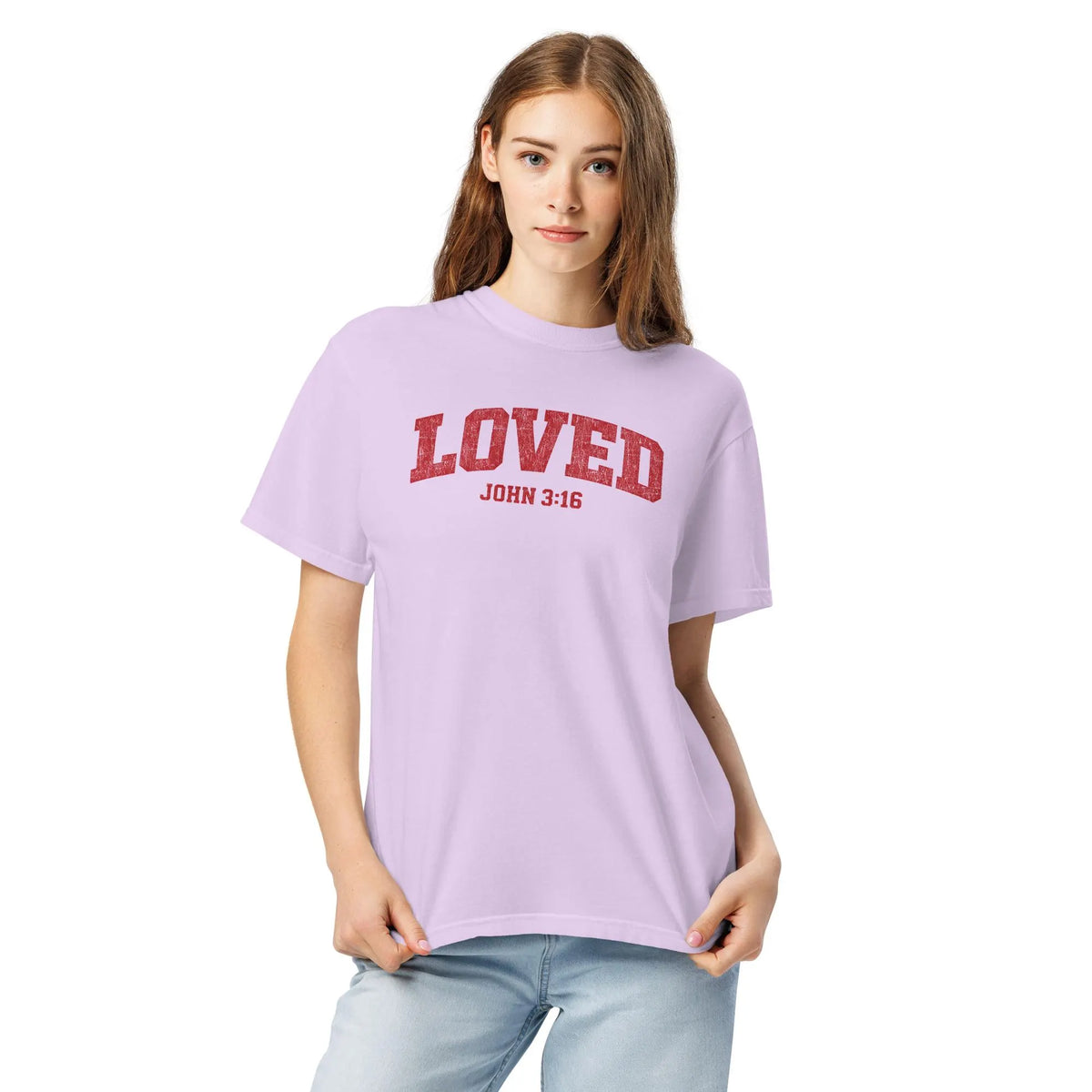 LOVED John 3:16 Comfort Colors® Christian Shirt