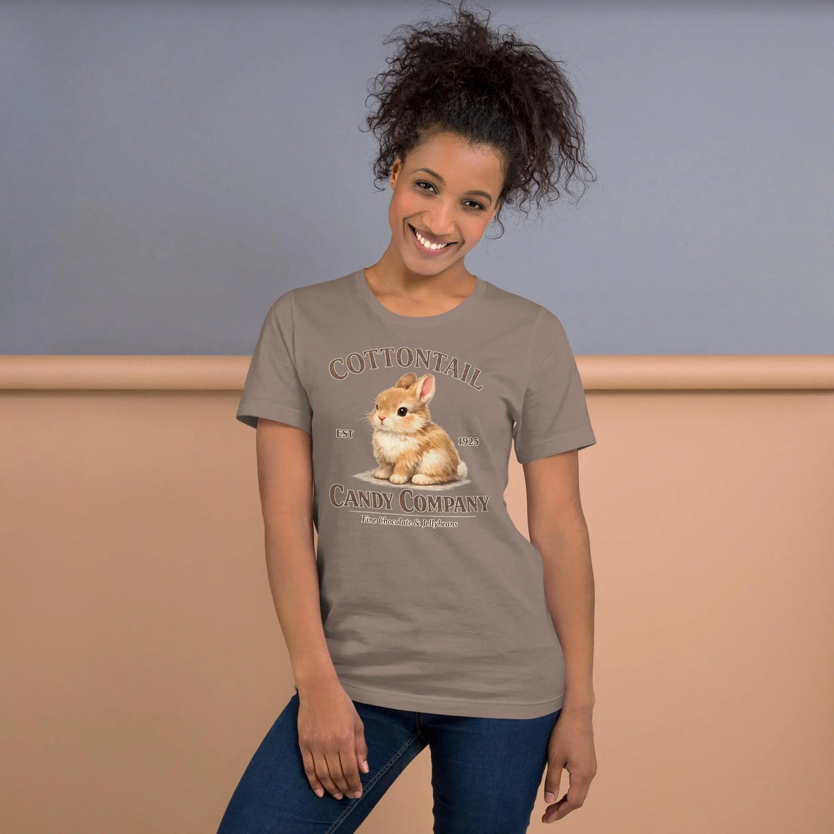 Cottontail Candy Company BELLA+CANVAS® Easter Bunny Shirt