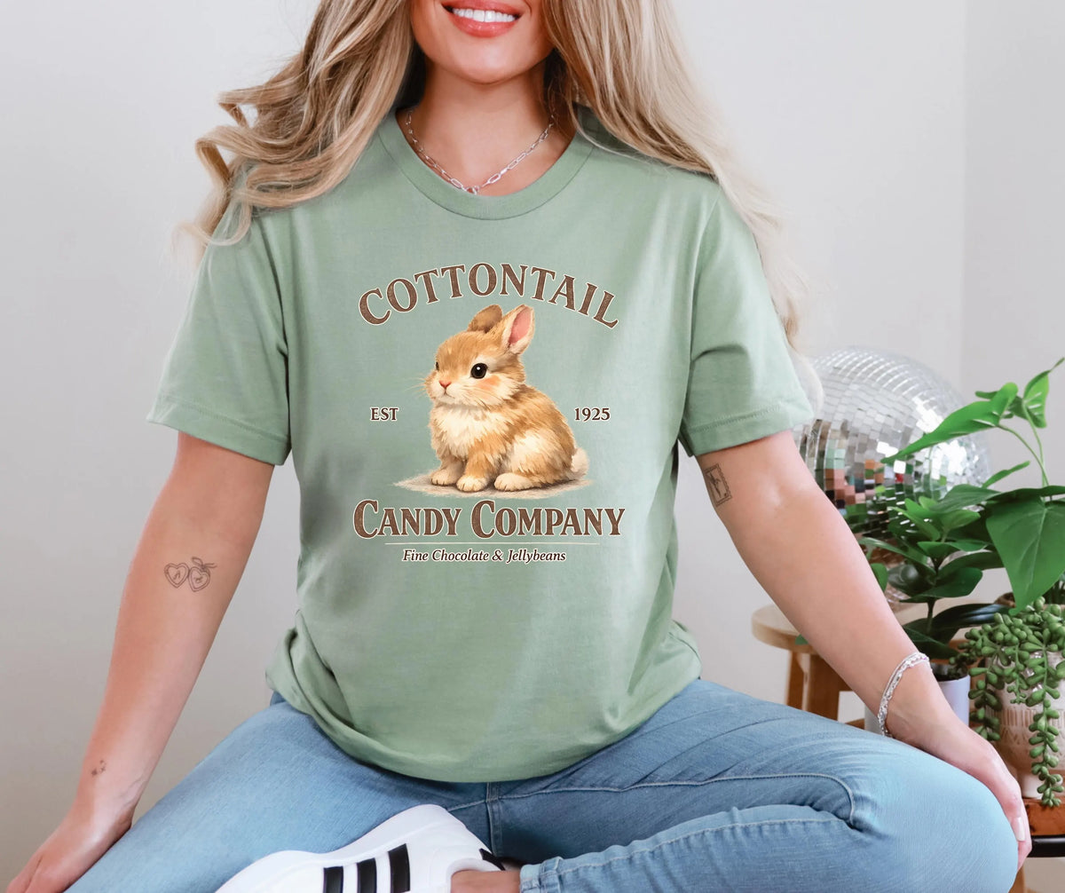 Cottontail Candy Company BELLA+CANVAS® Easter Bunny Shirt