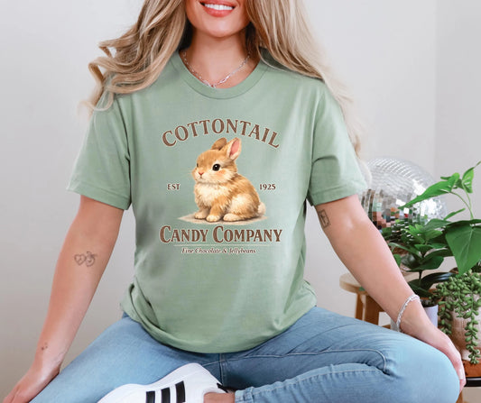 Cottontail Candy Company BELLA+CANVAS® Easter Bunny Shirt
