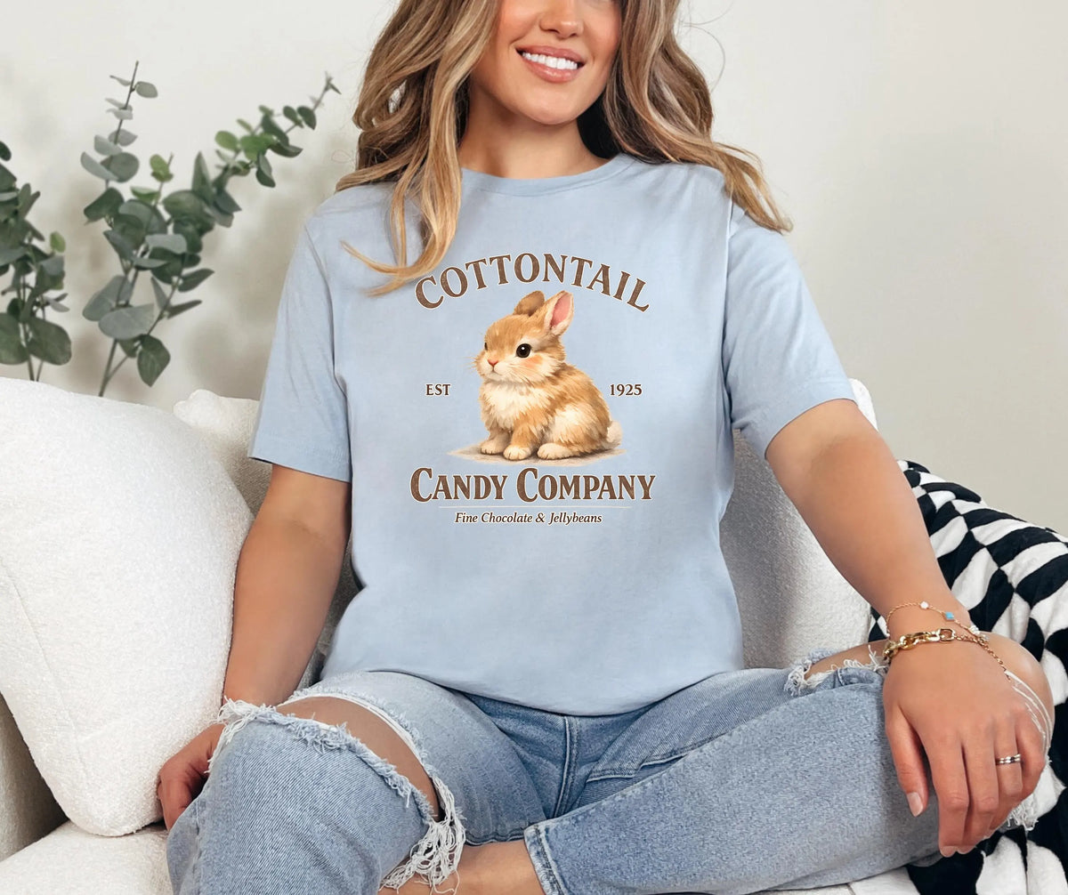 Cottontail Candy Company BELLA+CANVAS® Easter Bunny Shirt