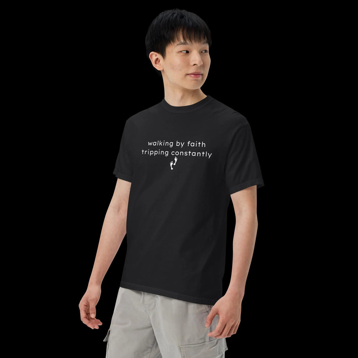 Walking by Faith Tripping Constantly Comfort Colors® Shirt