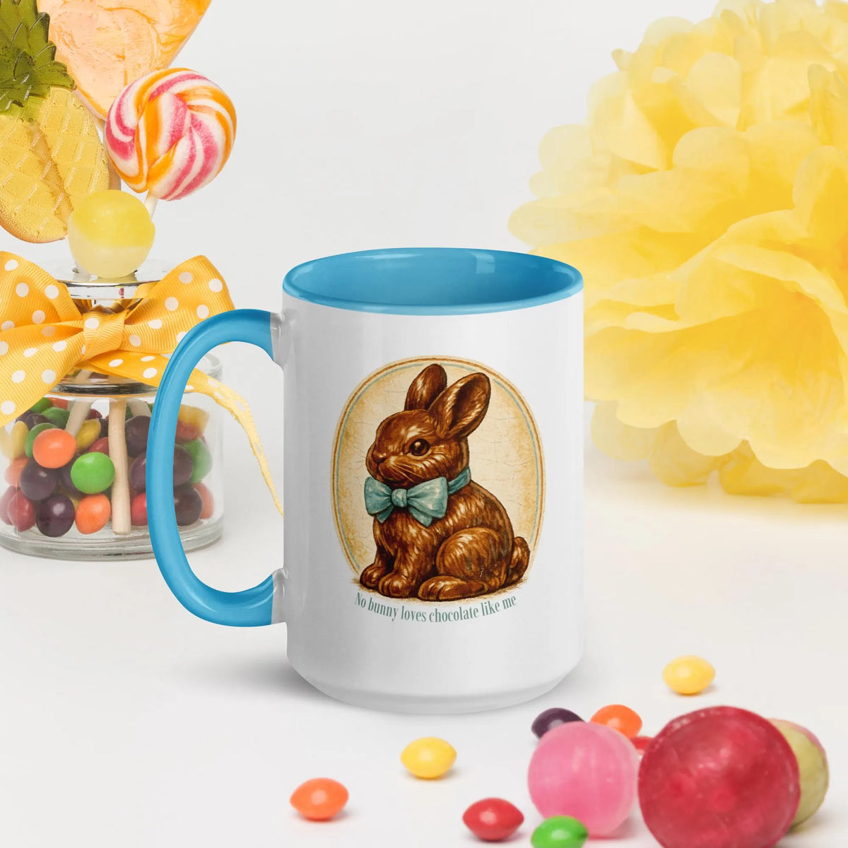 No Bunny Loves Chocolate Like Me Easter Bunny Mug