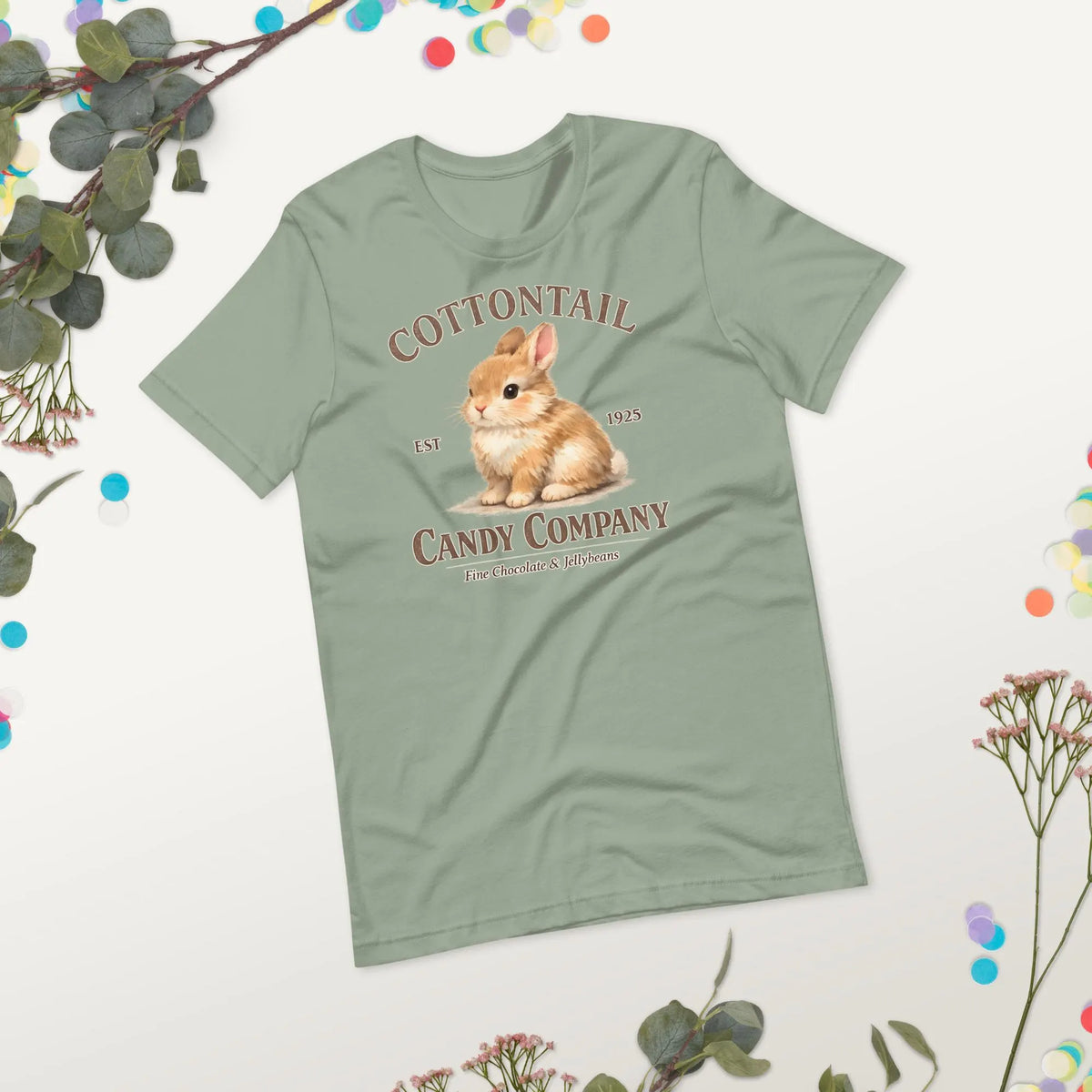 Cottontail Candy Company BELLA+CANVAS® Easter Bunny Shirt