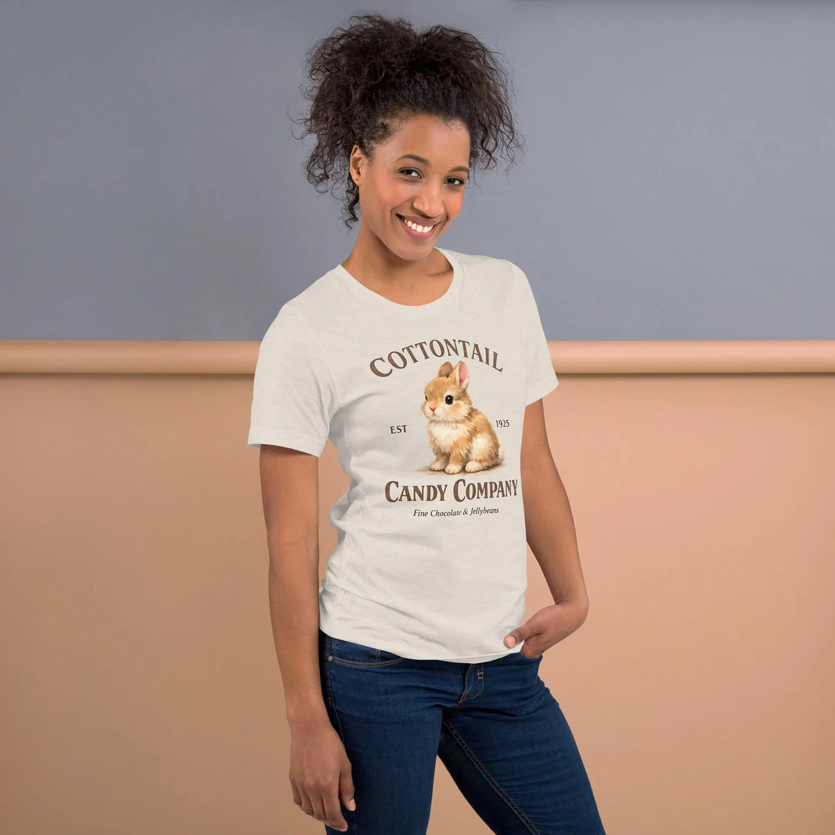 Cottontail Candy Company BELLA+CANVAS® Easter Bunny Shirt