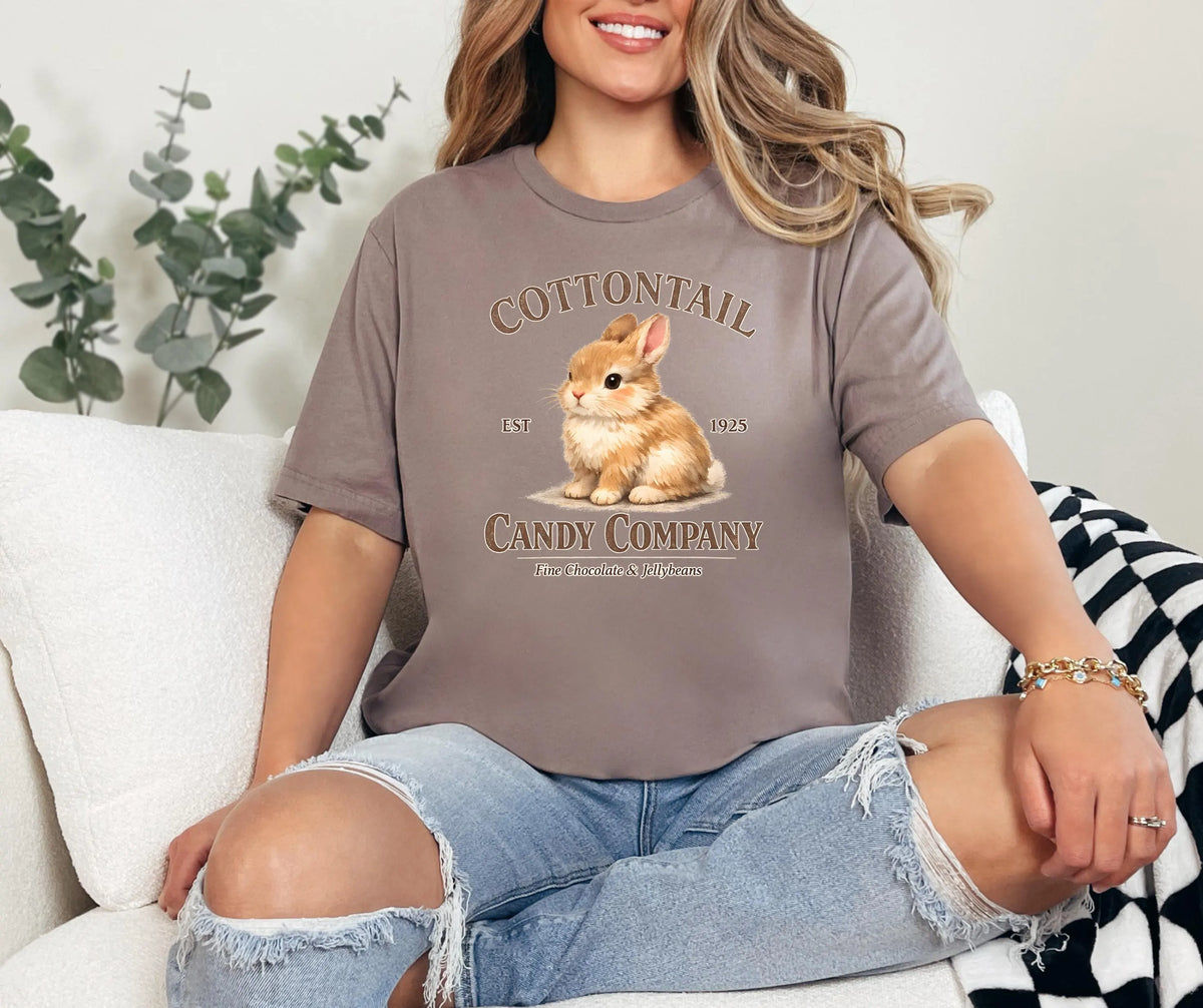 Cottontail Candy Company BELLA+CANVAS® Easter Bunny Shirt