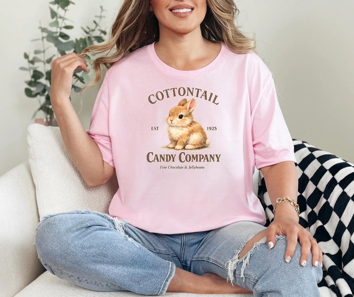 Cottontail Candy Company BELLA+CANVAS® Easter Bunny Shirt