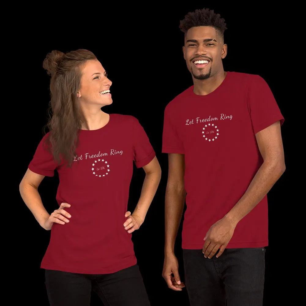 Let Freedom Ring 1776 BELLA+CANVAS® Patriotic Shirt