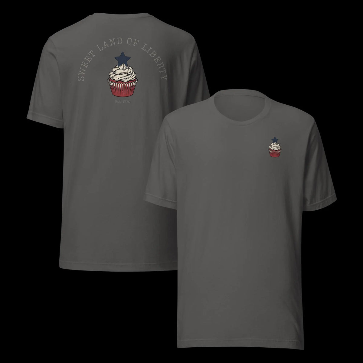 Sweet Land of Liberty Cupcake BELLA+CANVAS® Shirt