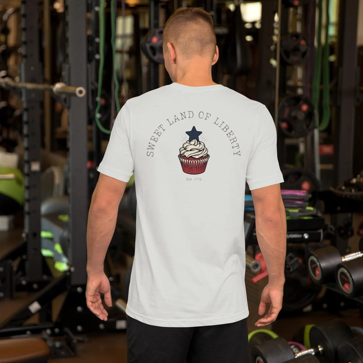 Sweet Land of Liberty Cupcake BELLA+CANVAS® Shirt
