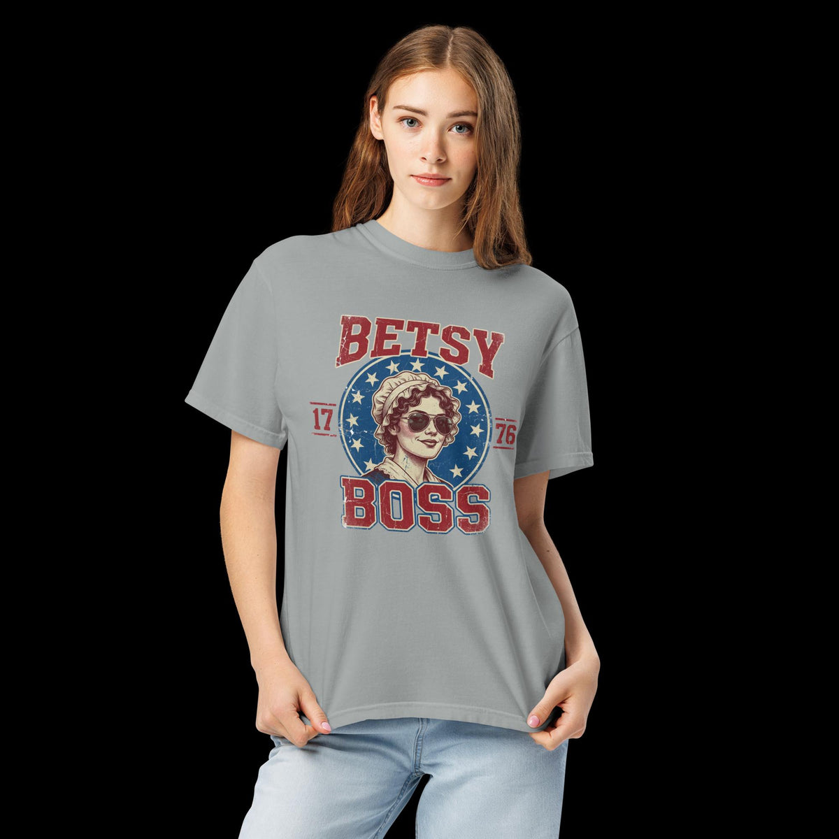 Betsy Boss Retro Americana Comfort Colors® Shirt
