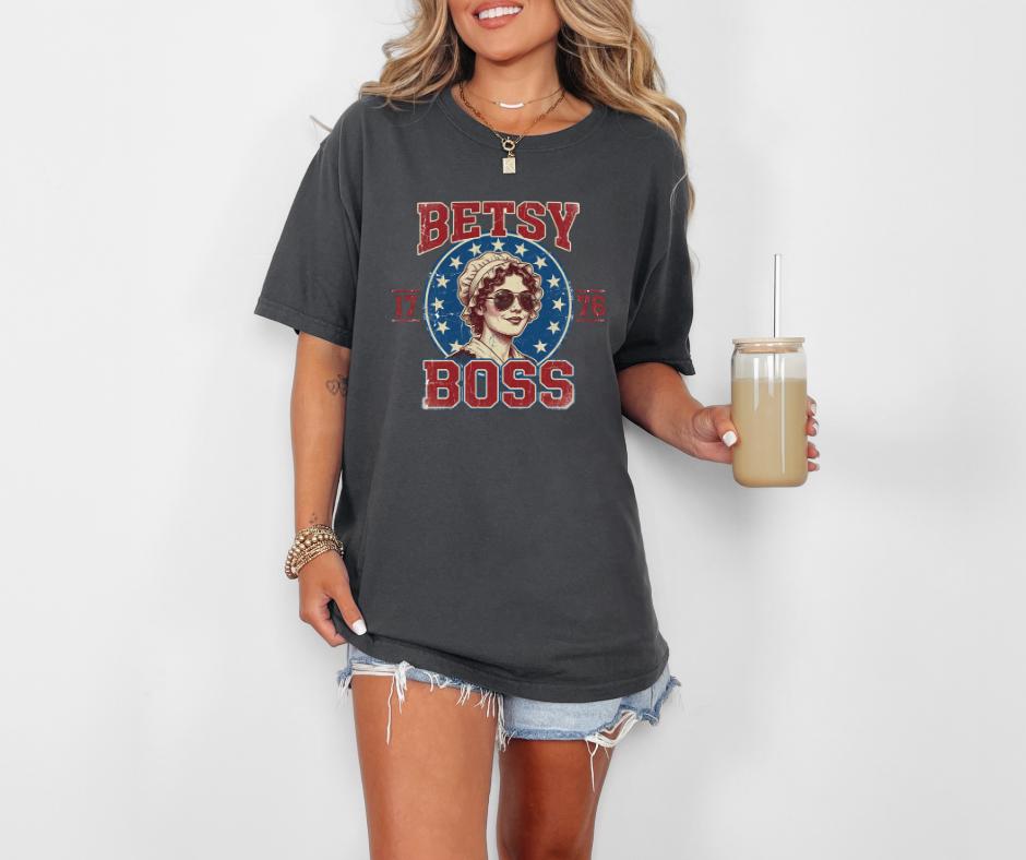 Betsy Boss Retro Americana Comfort Colors® Shirt