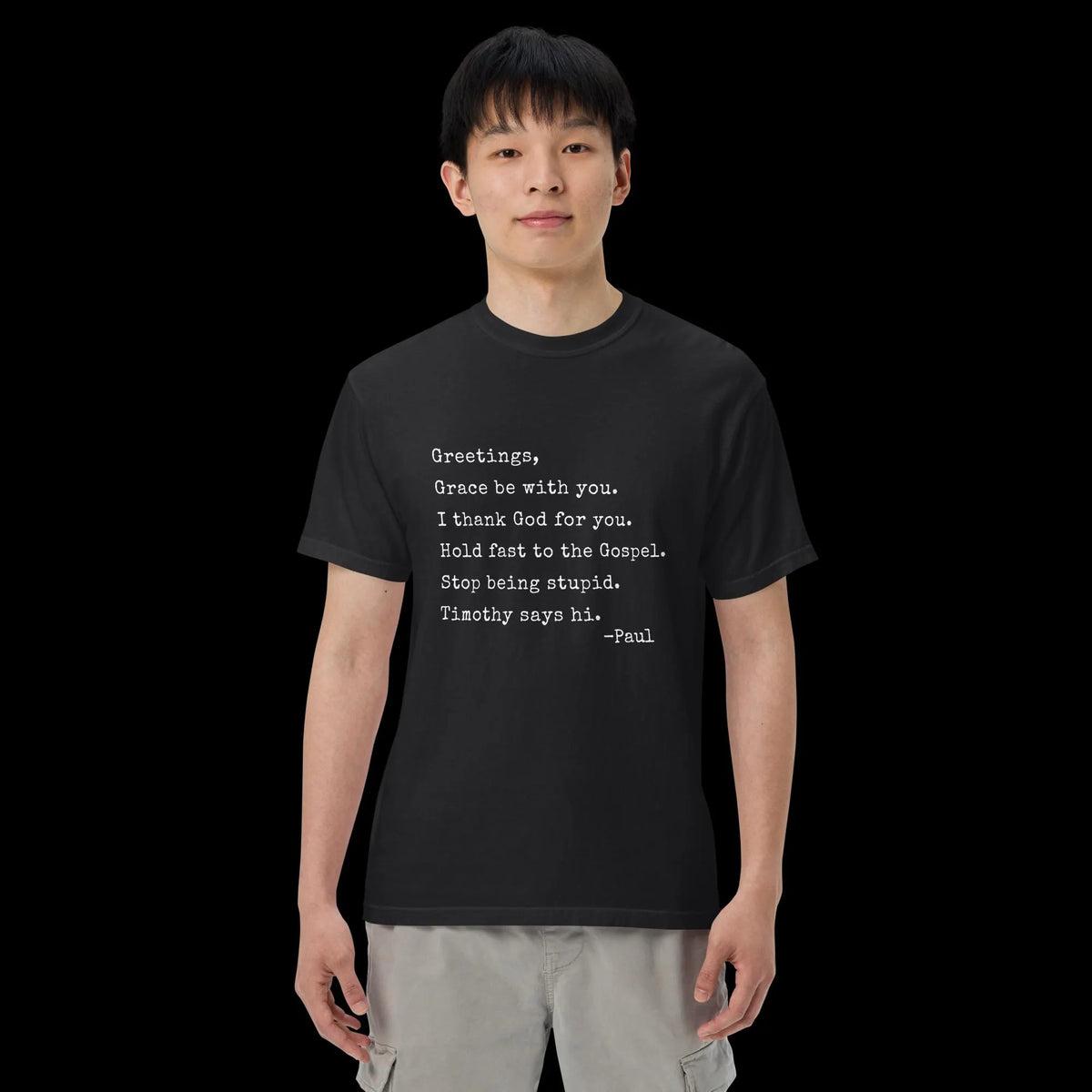 Paul Letter Christian Humor Comfort Colors® T-Shirt