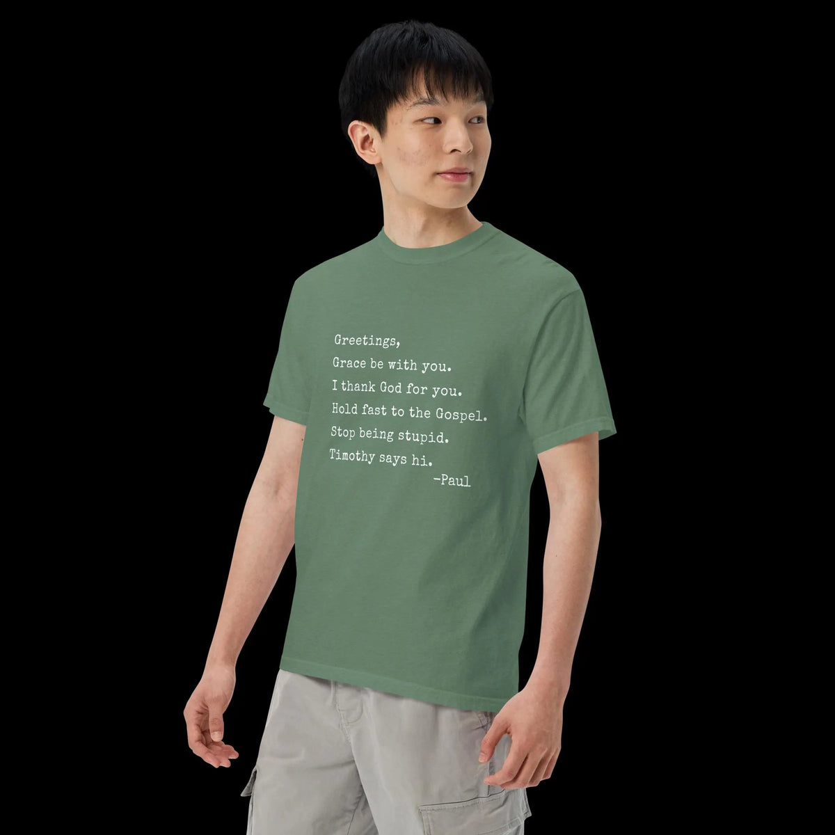 Paul Letter Christian Humor Comfort Colors® T-Shirt