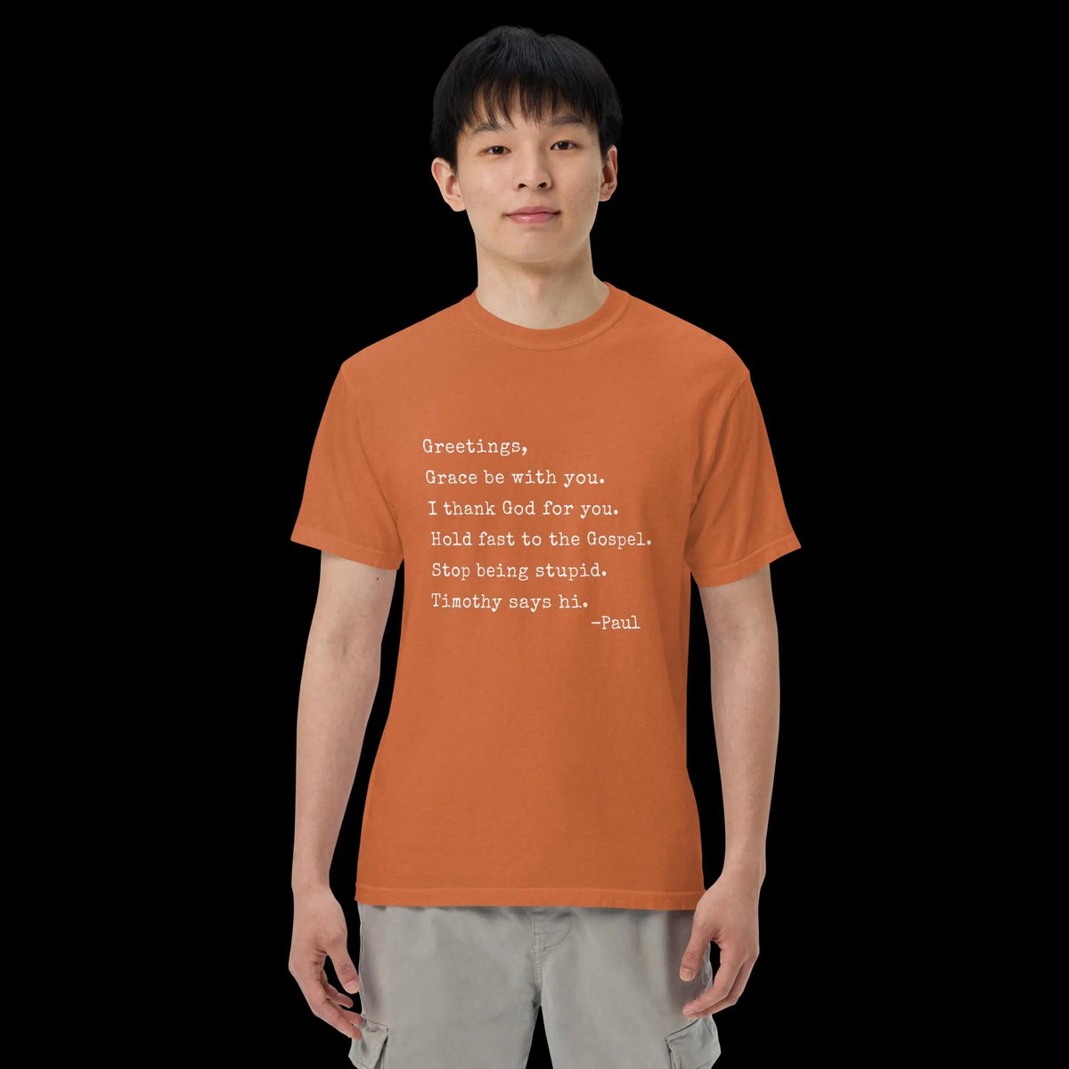 Paul Letter Christian Humor Comfort Colors® T-Shirt