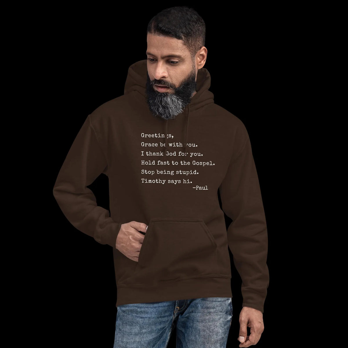 Paul Letter Christian Humor Gildan® 18500 Hoodie