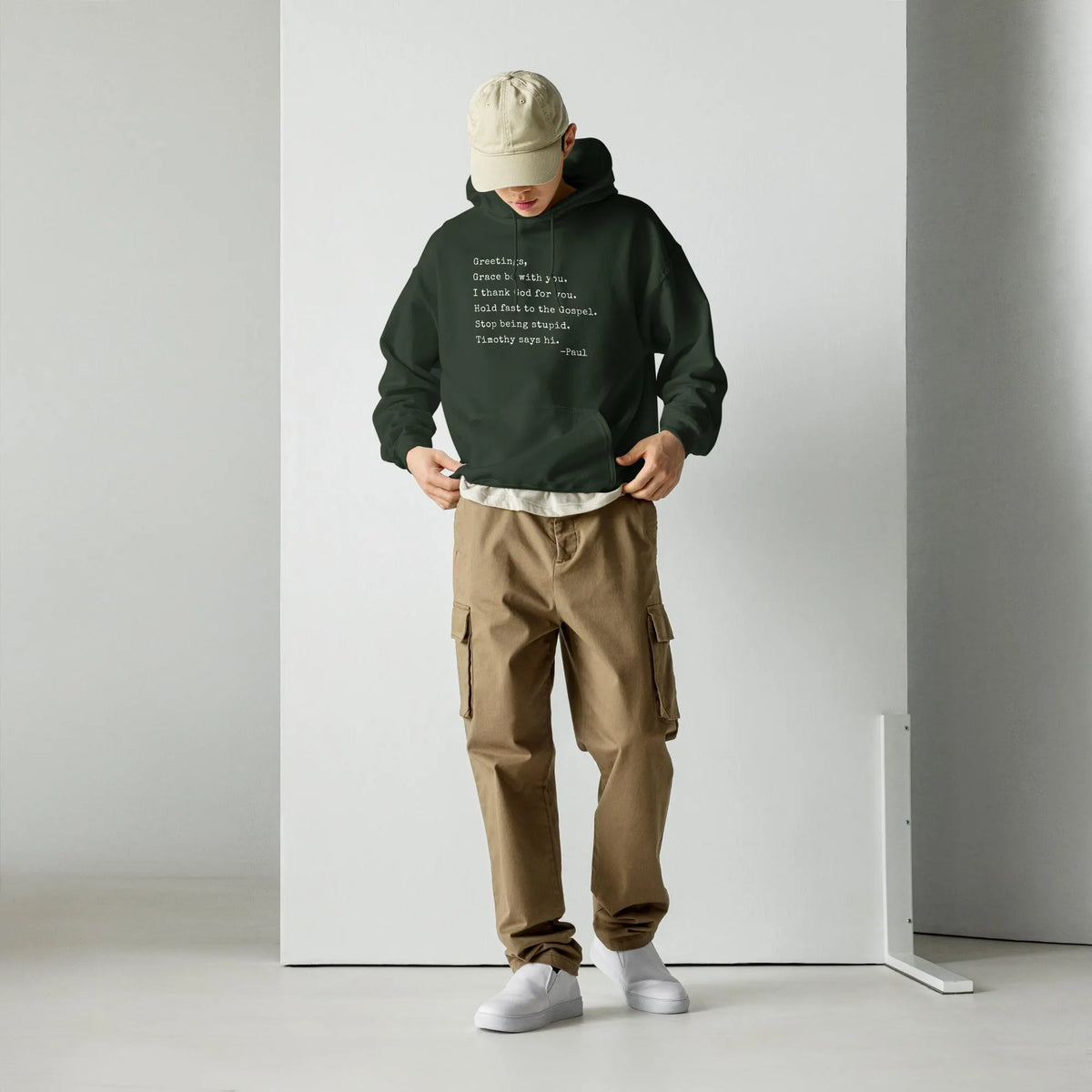 Paul Letter Christian Humor Gildan® 18500 Hoodie