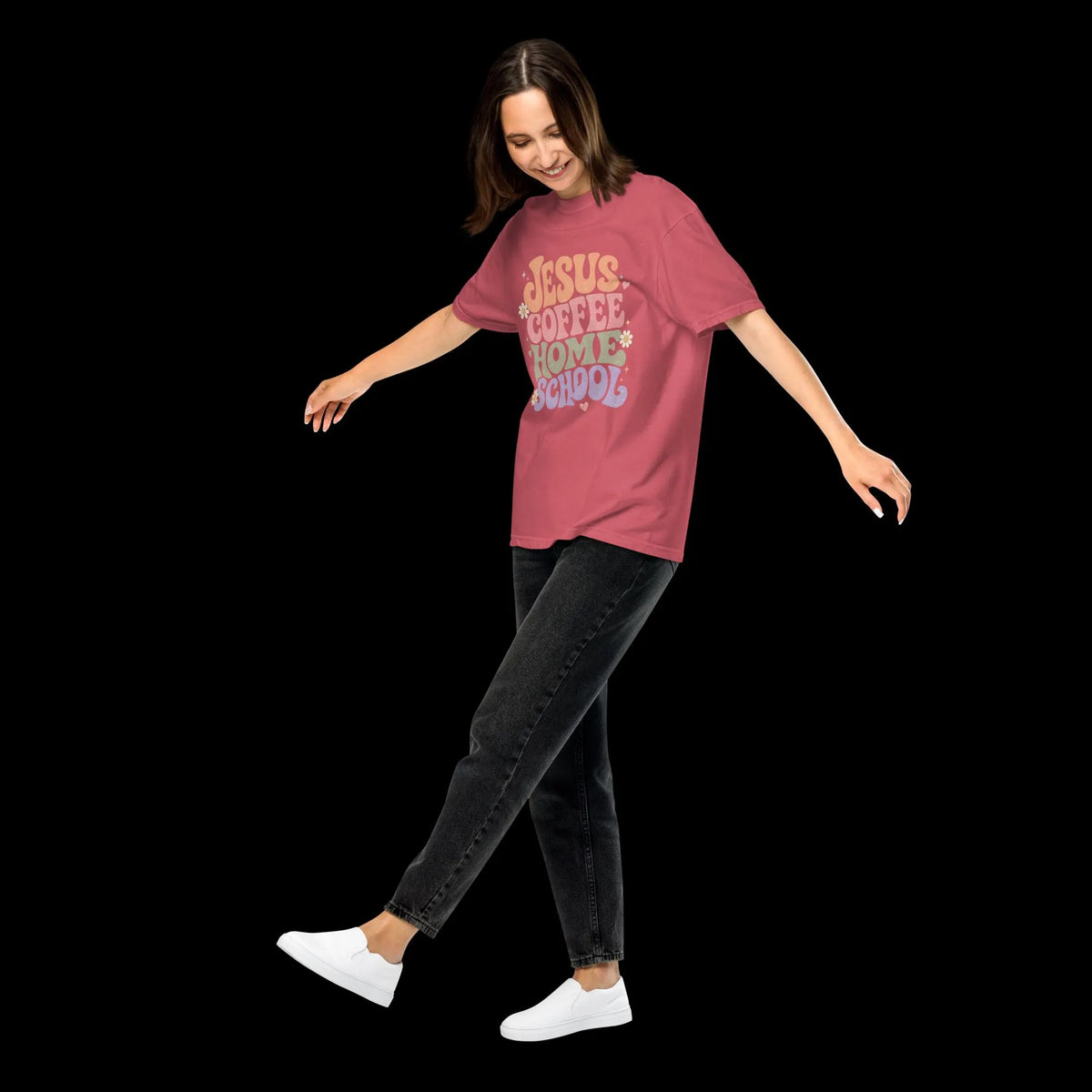 Jesus Coffee Homeschool Mom Comfort Colors® T-Shirt