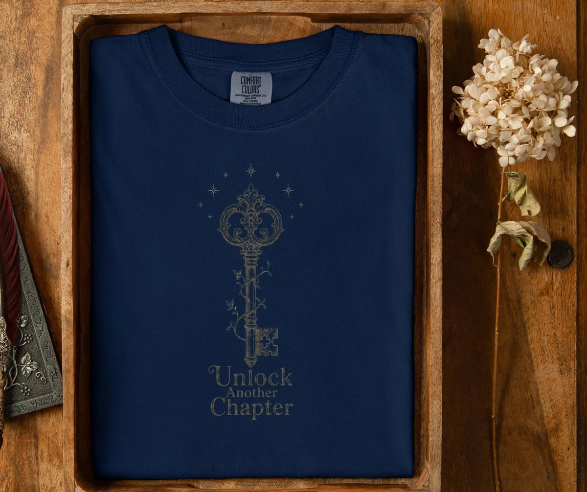 Comfort Colors 1717 Shirt, Vintage Key Graphic Tee, American Gothic Literary Shirt