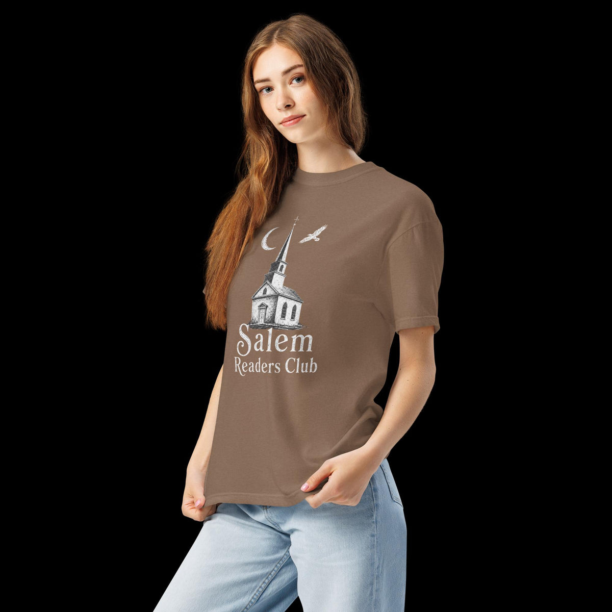 Salem Readers Club Comfort Colors Shirt, Gothic Literature Tee, Vintage Church Graphic