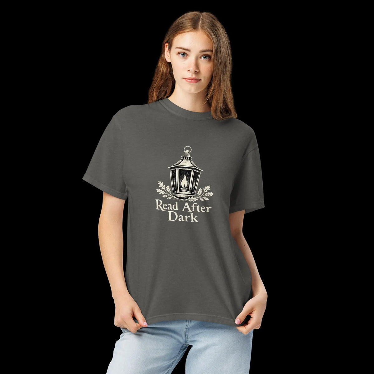 Read After Dark Lantern Shirt, Gothic Literature, Book Lover Gift