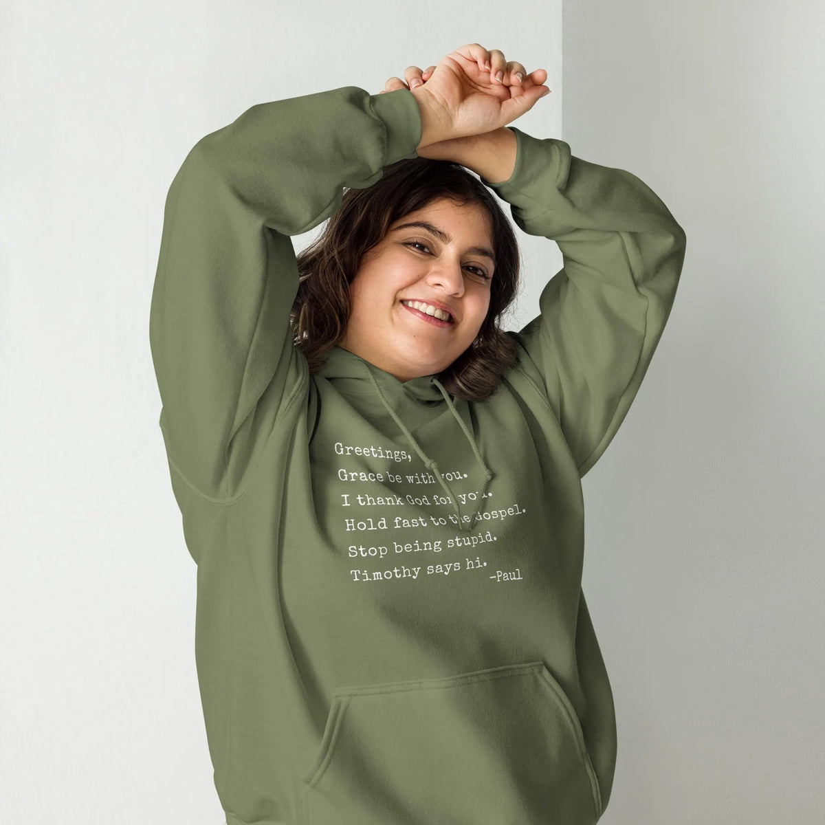 Paul Letter Christian Humor Gildan® 18500 Hoodie