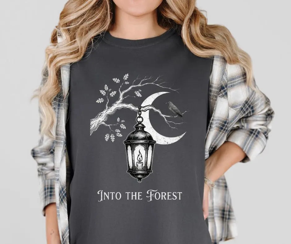 Comfort Colors 1717 "Into the Forest" Gothic Literature T-Shirt