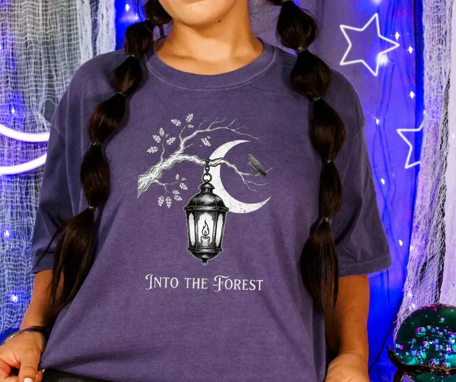 Comfort Colors 1717 "Into the Forest" Gothic Literature T-Shirt