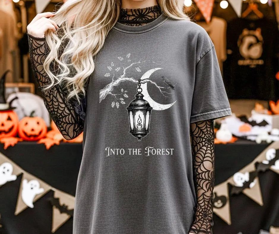 Comfort Colors 1717 "Into the Forest" Gothic Literature T-Shirt