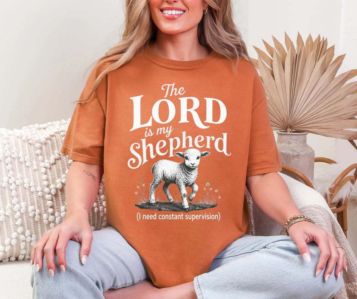 Comfort Colors Psalm 23 Shirt, Christian Lamb Tee, Faith Apparel, Funny Shepherd Graphic