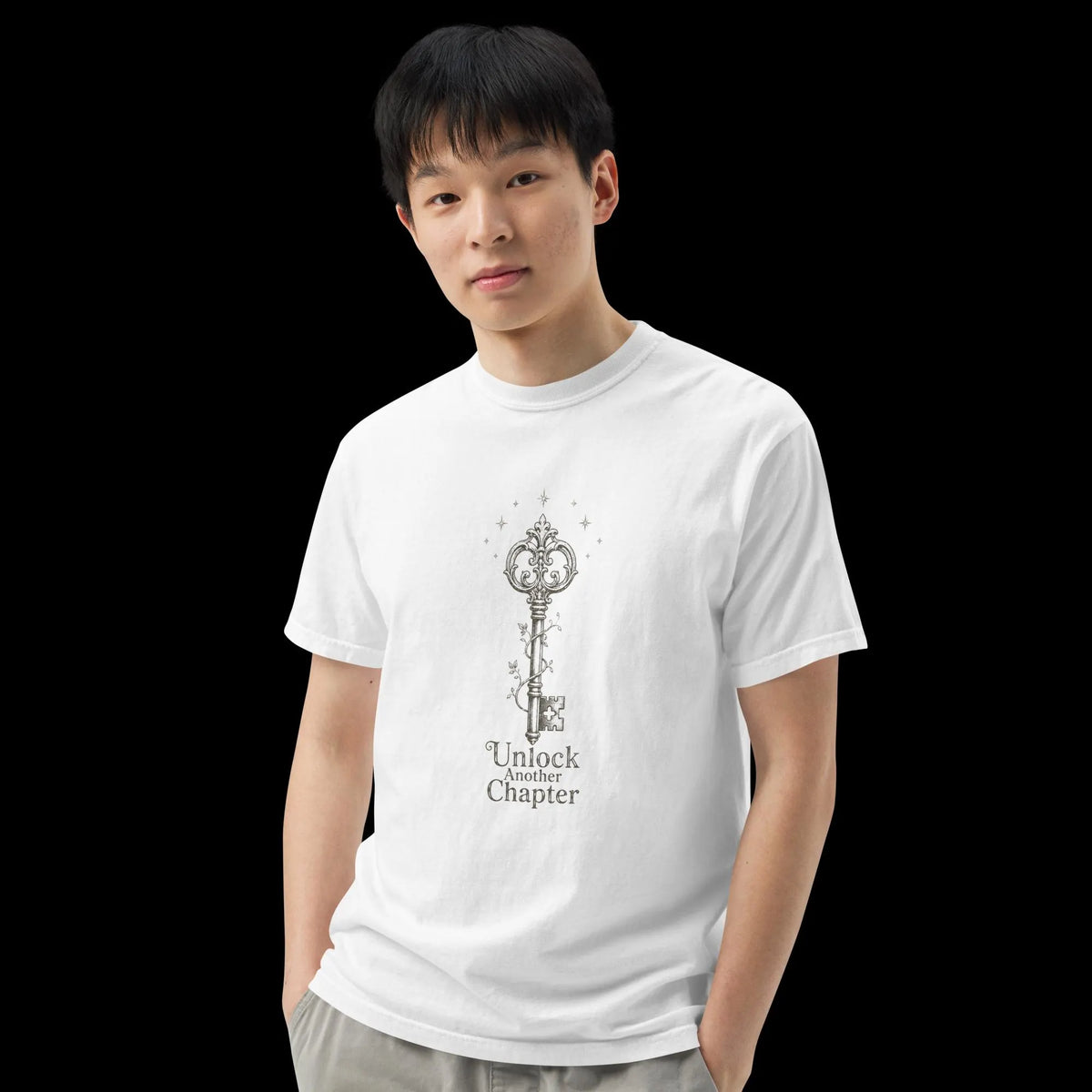 Comfort Colors 1717 Shirt, Vintage Key Graphic Tee, American Gothic Literary Shirt