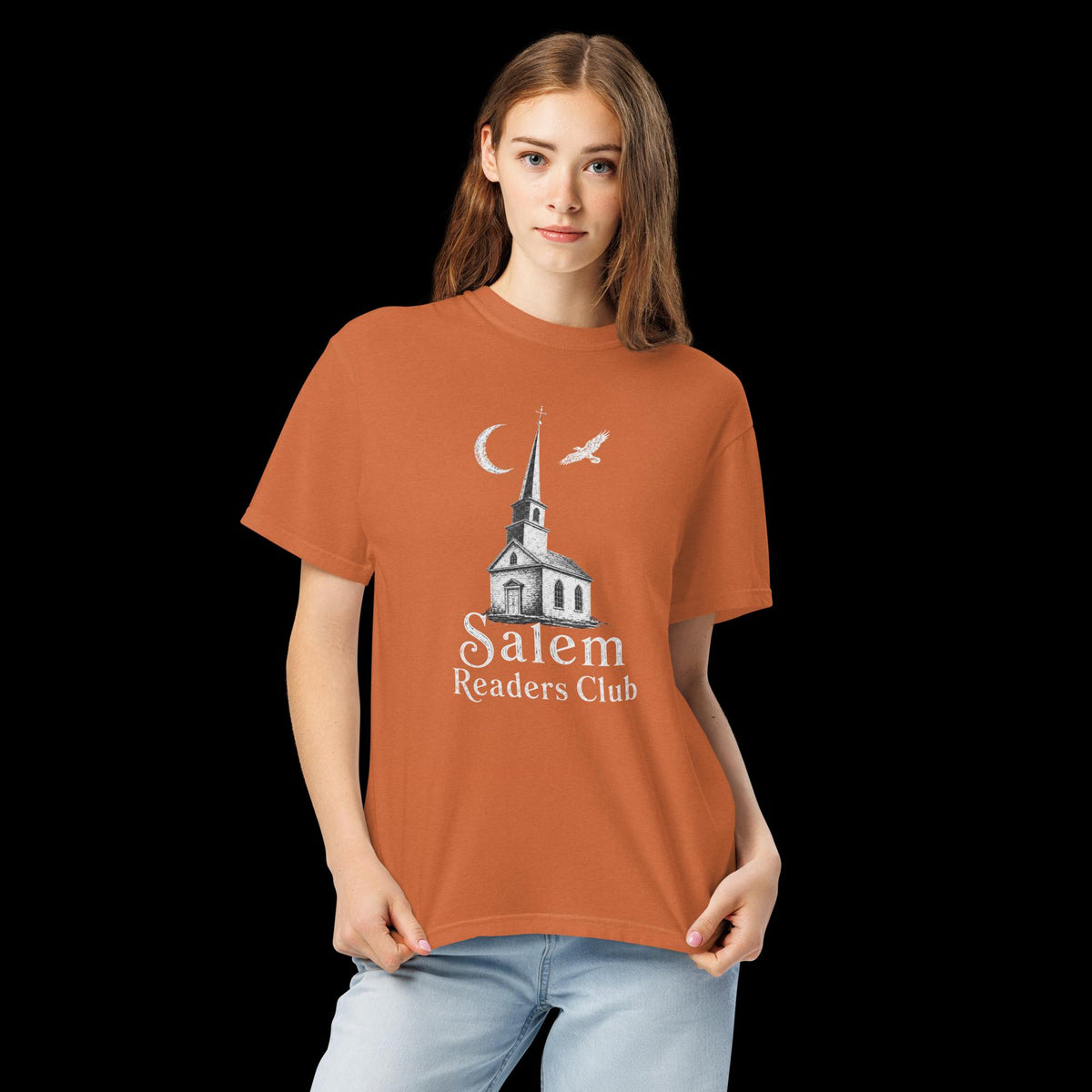 Salem Readers Club Comfort Colors Shirt, Gothic Literature Tee, Vintage Church Graphic