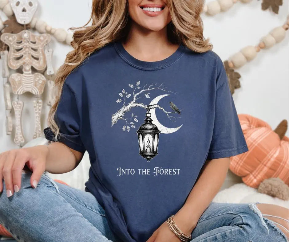 Comfort Colors 1717 "Into the Forest" Gothic Literature T-Shirt