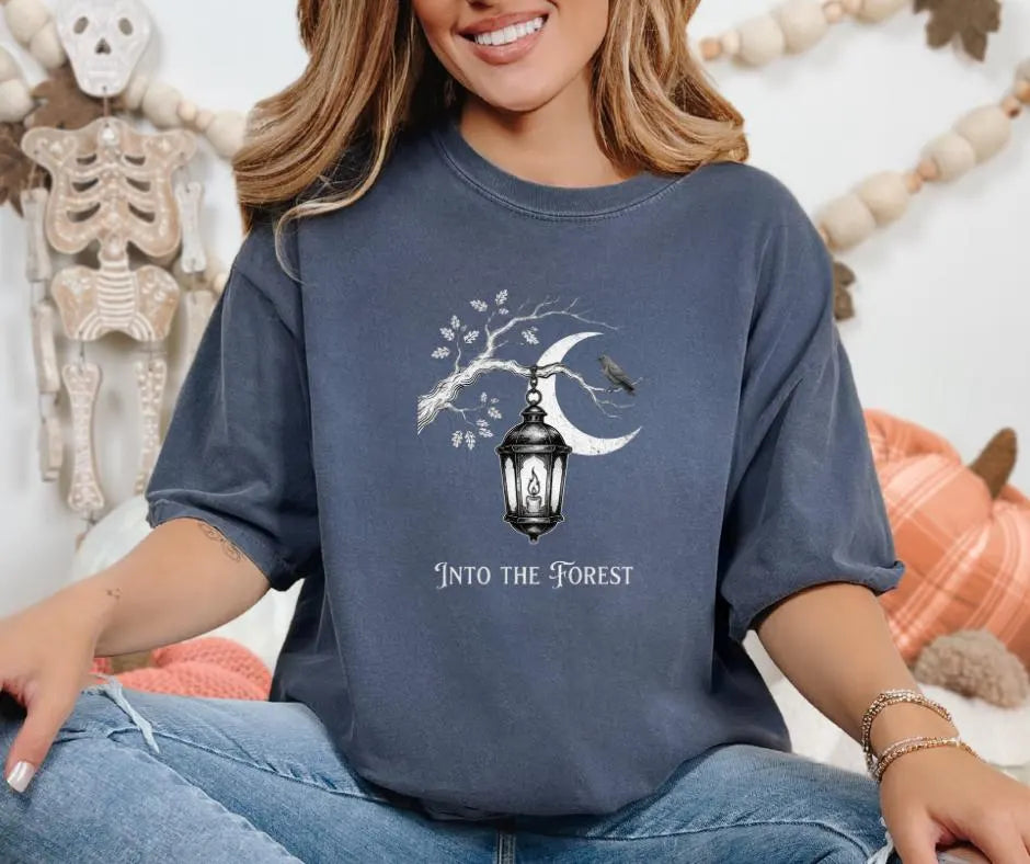Comfort Colors 1717 "Into the Forest" Gothic Literature T-Shirt