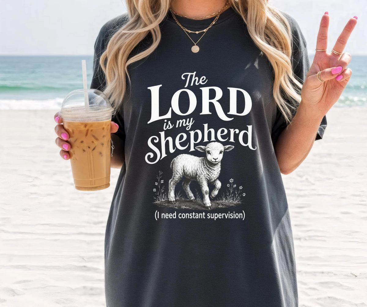 Comfort Colors Psalm 23 Shirt, Christian Lamb Tee, Faith Apparel, Funny Shepherd Graphic