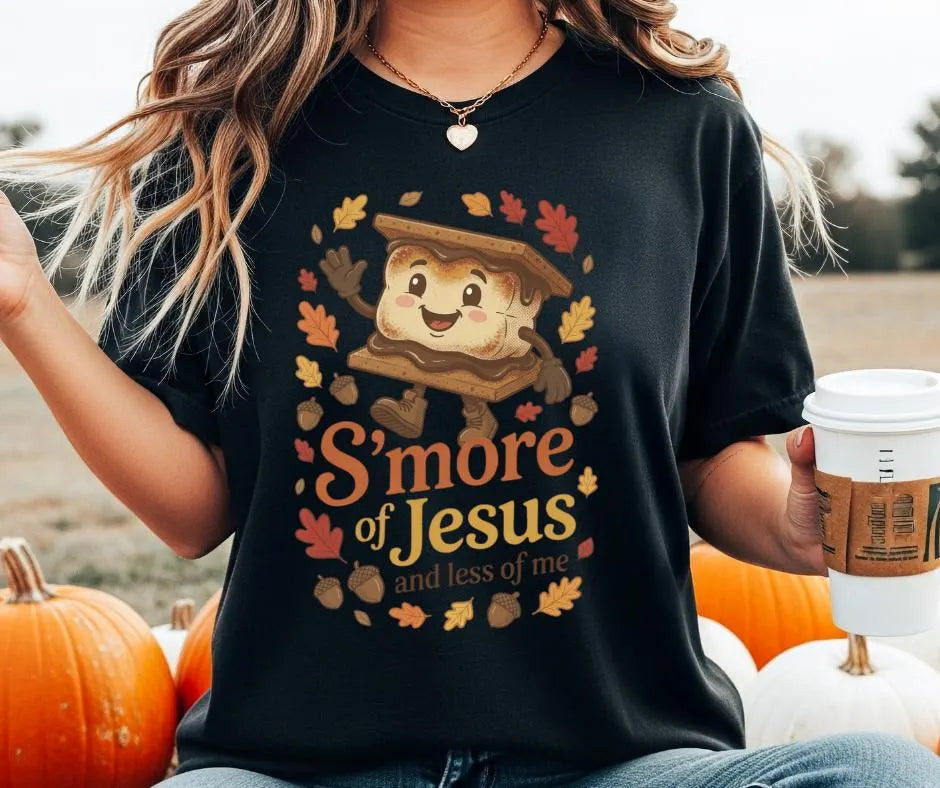 Comfort Colors S'mores Jesus Christian Camp Shirt, Faith Tee