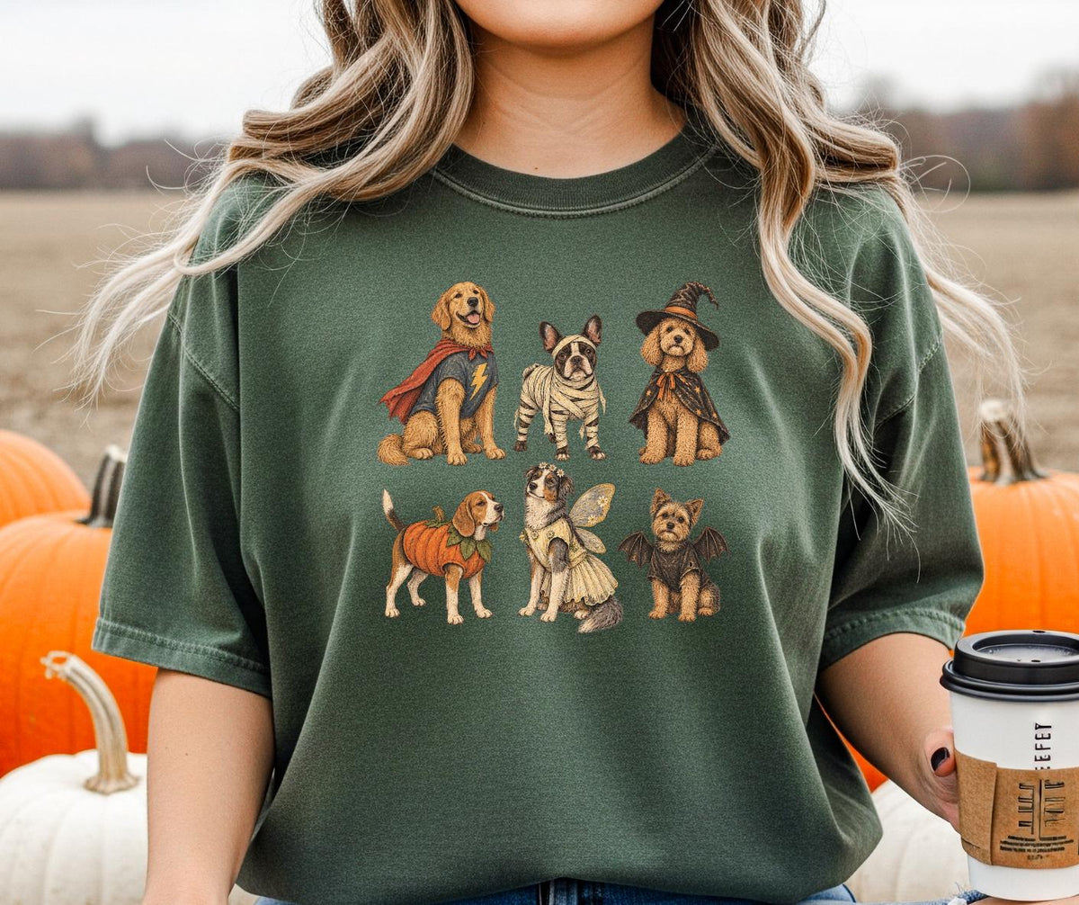 Halloween Dogs in Costumes Comfort Colors® Shirt