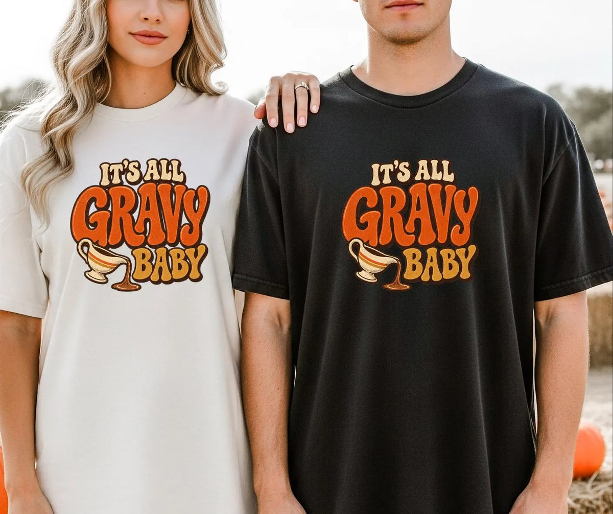 It’s All Gravy Baby Comfort Colors® Thanksgiving Shirt