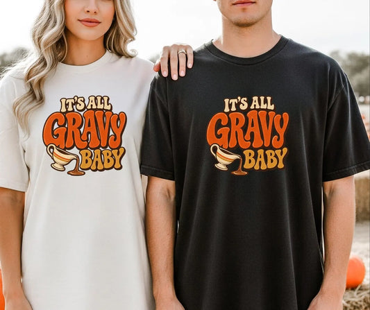 It’s All Gravy Baby Comfort Colors® Thanksgiving Shirt