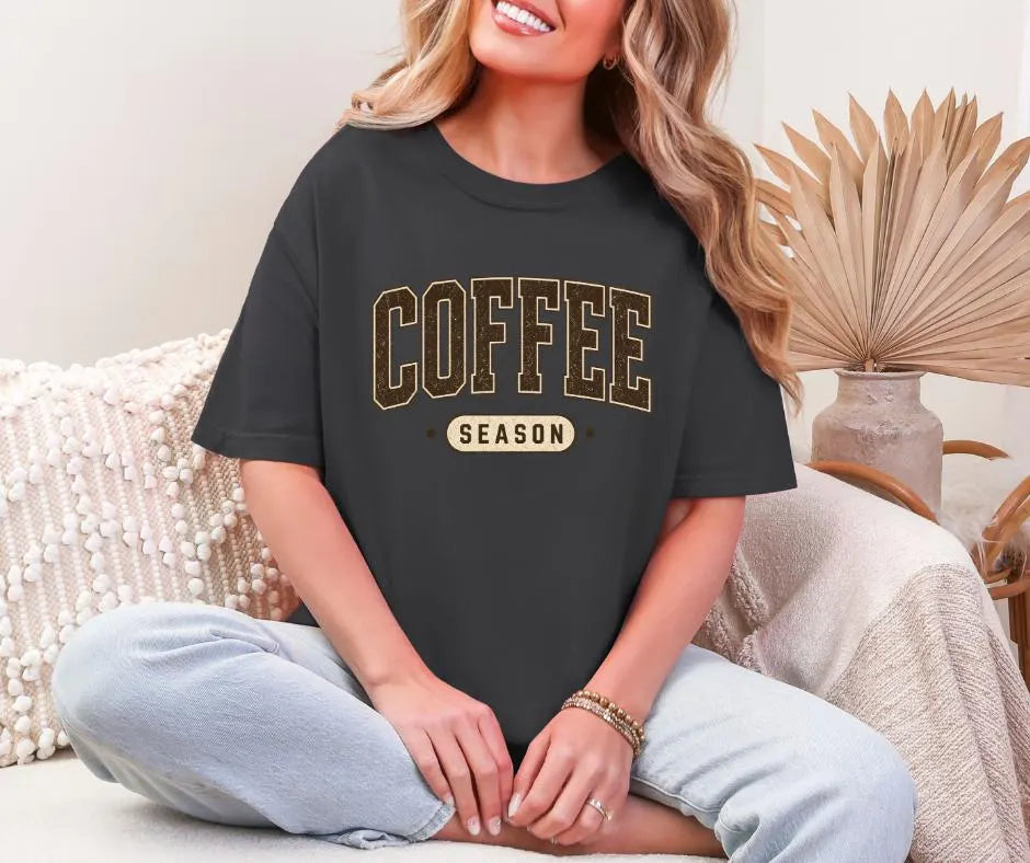Coffee Season Collegiate Comfort Colors® T-Shirt