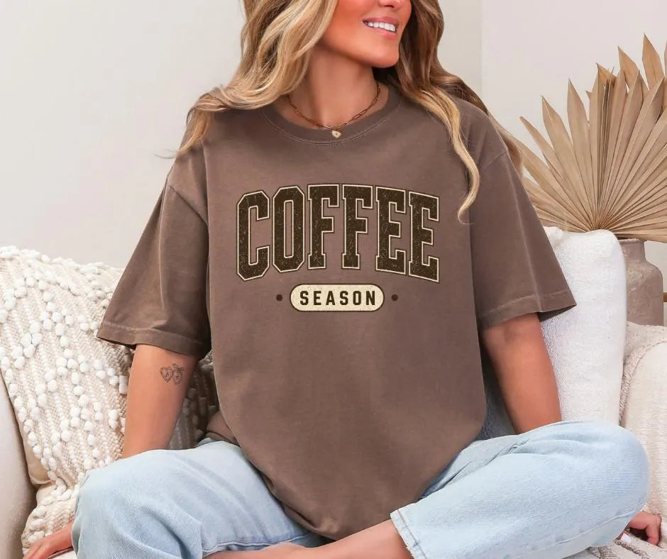 Coffee Season Collegiate Comfort Colors® T-Shirt